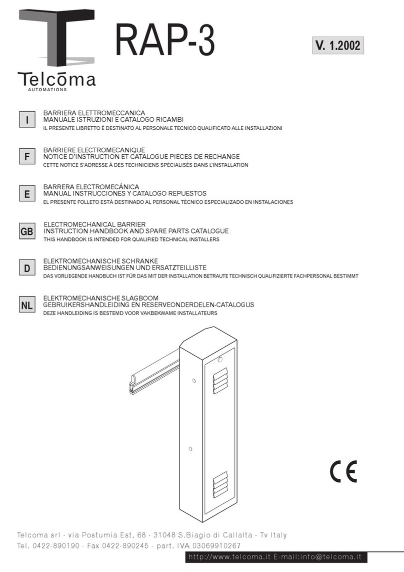 Telcoma RAP-3 Manual del instalador Telcoma RAP-3 Manual del instalador