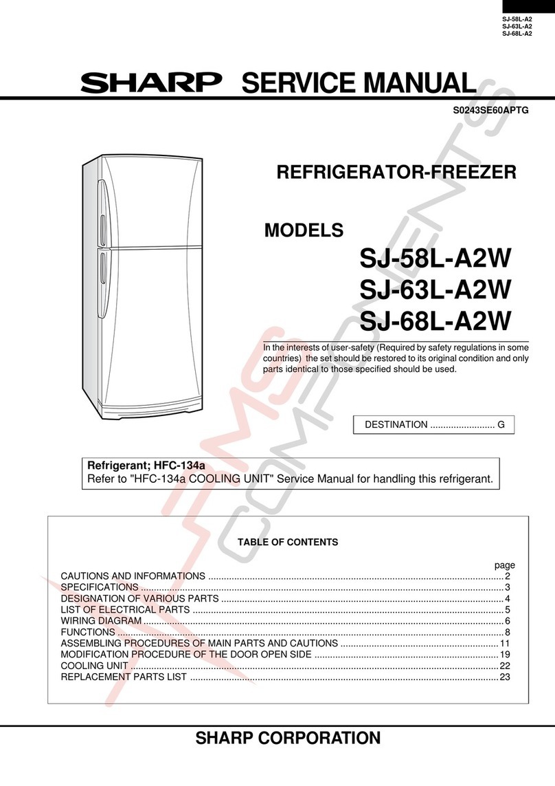 Sharp SJ-58L-A2W Manual de usuario