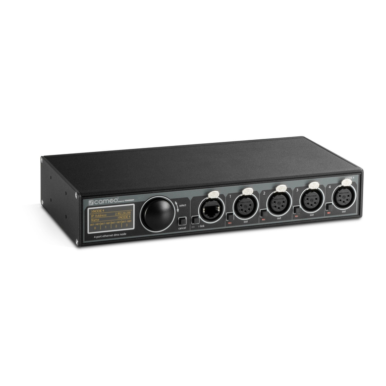 Cameo XNODE 4 Manual de usuario Cameo XNODE 4 Manual de usuario