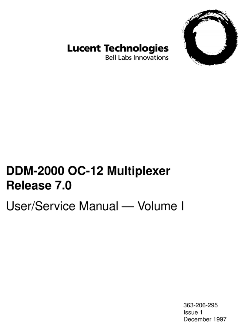 Lucent Technologies DDM-2000 OC-12 Guía de solución de problemas