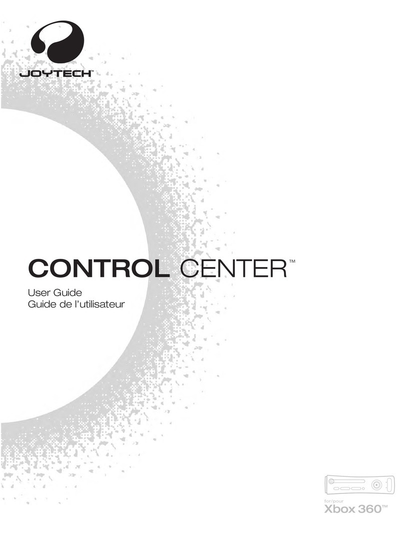 JOYTECH CONTROL CENTER 540C Manual de usuario