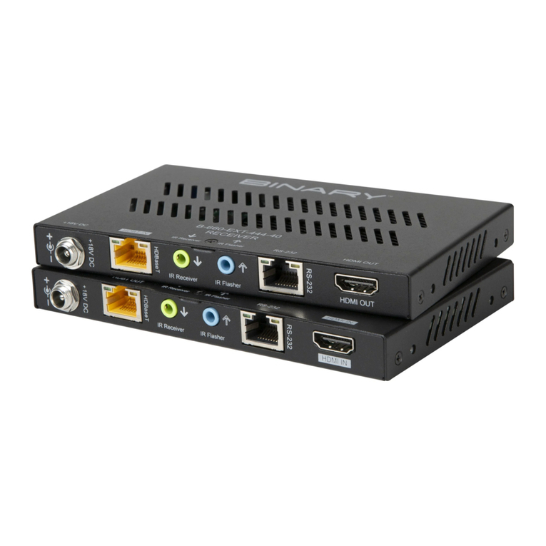 Binary B-660-EXT-444-40 Manual de usuario