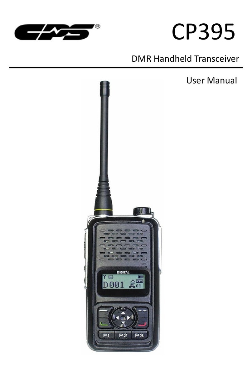 CPS CP395 Manual de usuario