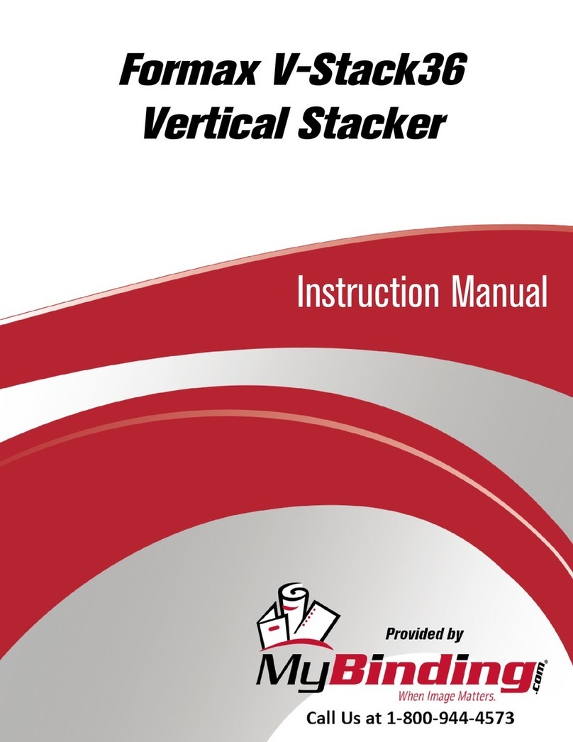 MyBinding Formax V-Stack36 Manual de usuario