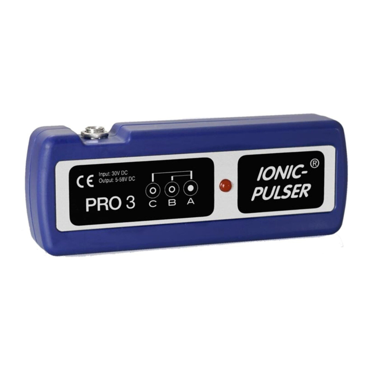 Medionic Ionic-Pulser PRO3 Manual de usuario