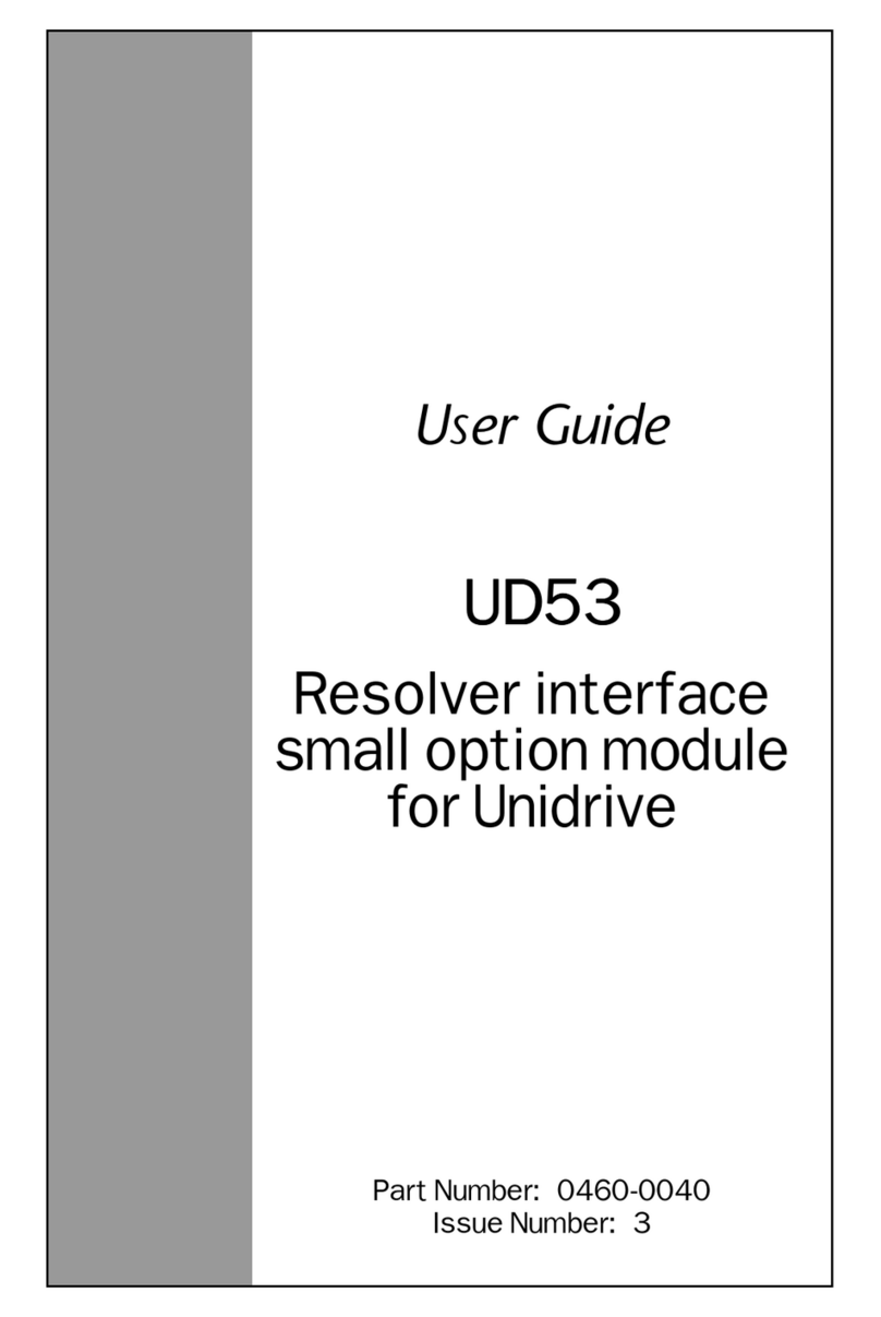 Control Techniques UD53 Manual de usuario