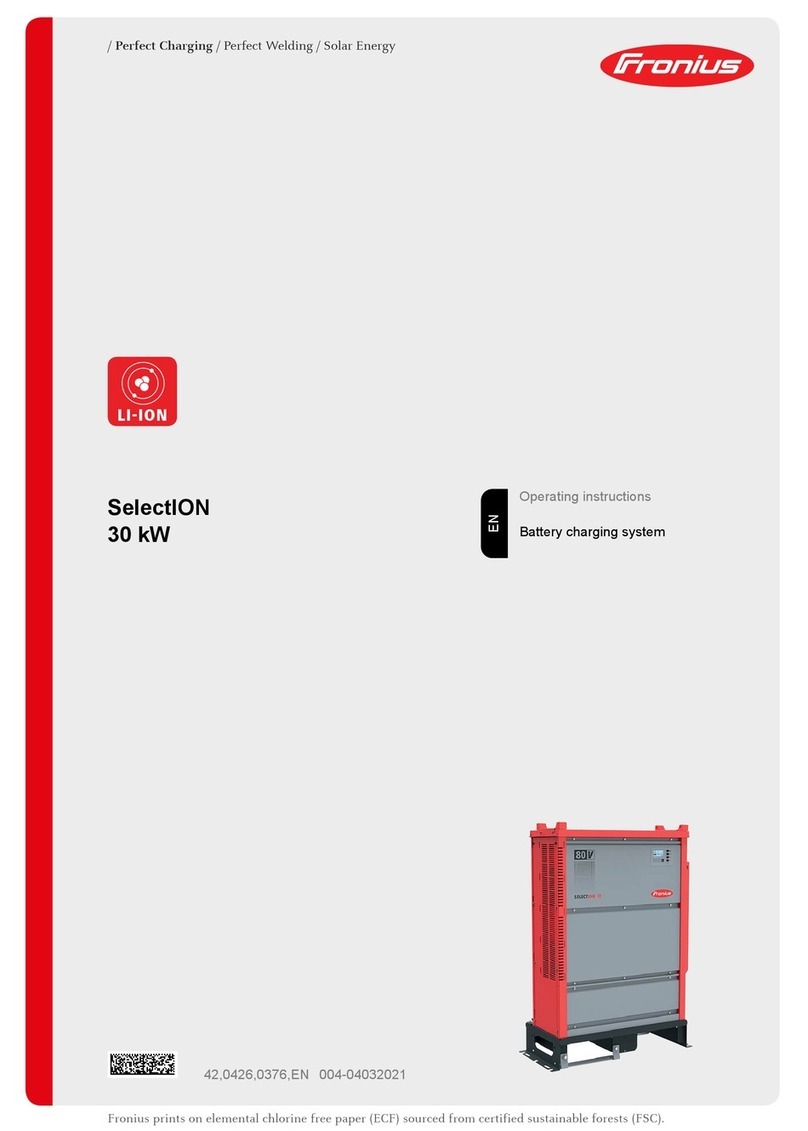 FRO­NIUS SelectION Manual de usuario
