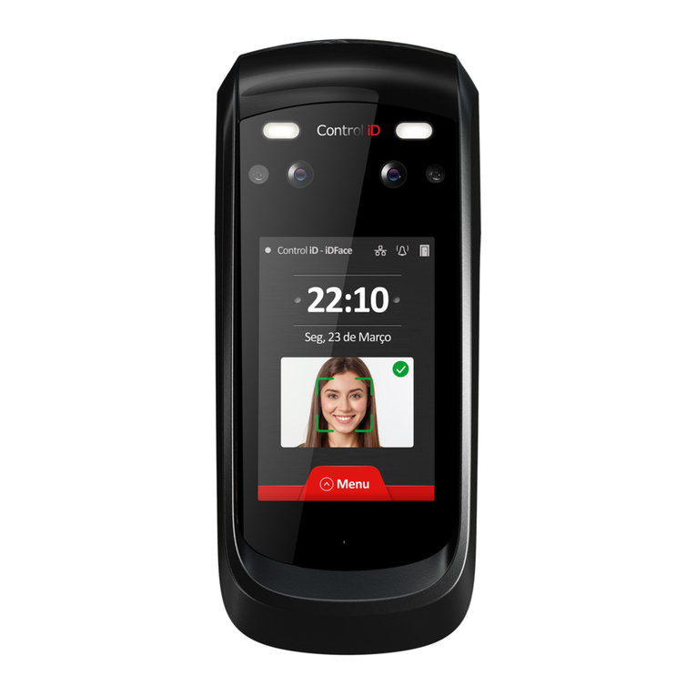 Control iD iDFace Manual de usuario