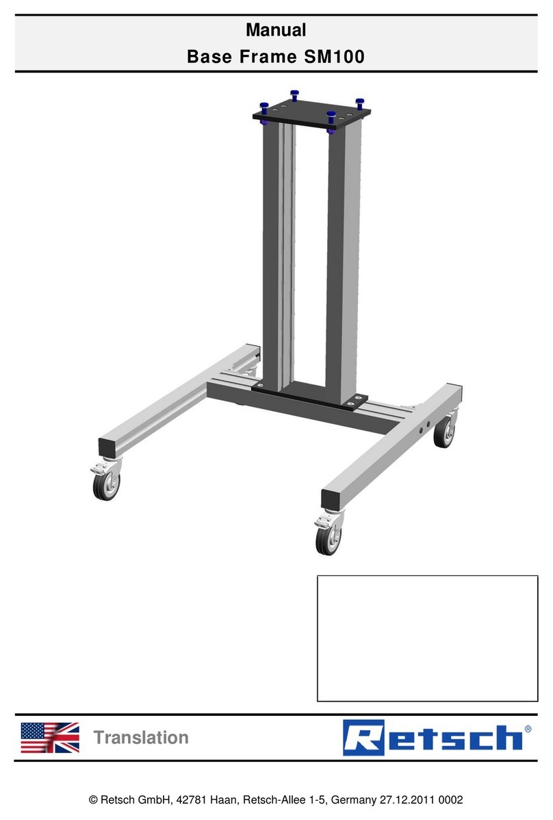 Retsch SM100 Manual de usuario