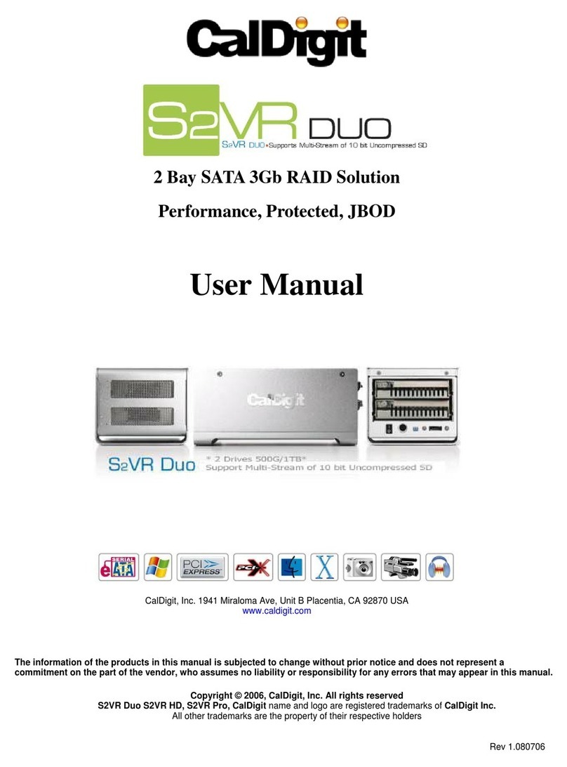 CalDigit S2VR Duo Manual de usuario