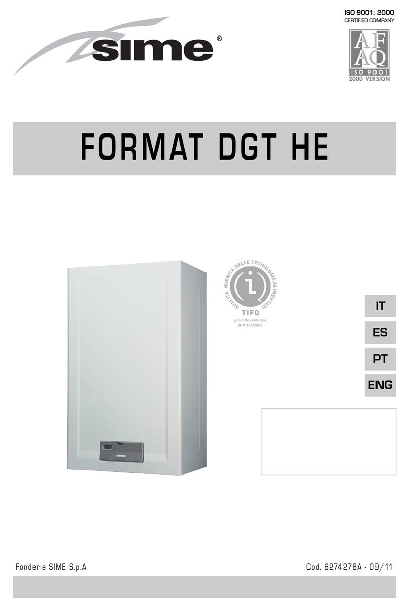 Sime FORMAT DGT HE Manual de usuario