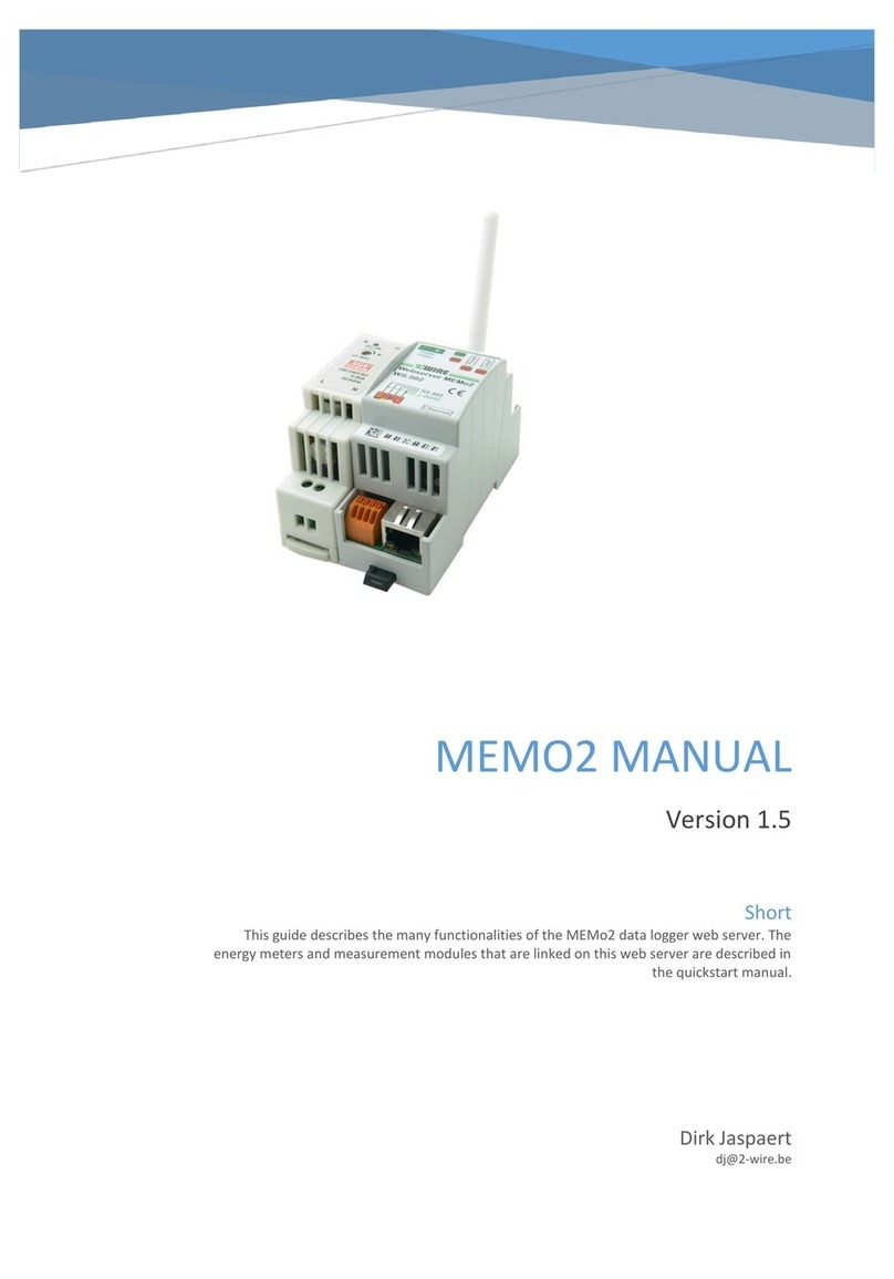 2-Wire MEMO2 WS.502 Manual de usuario