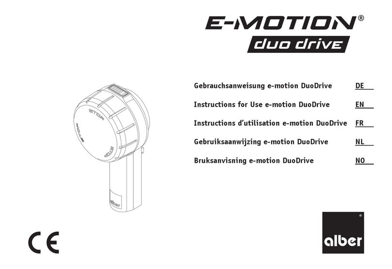 Alber e-motion DuoDrive Manual de usuario Alber e-motion DuoDrive Manual de usuario