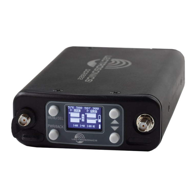 Lectrosonics DCR822 Manual de usuario