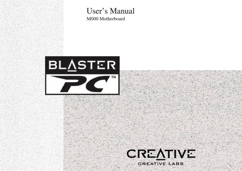 Creative BLASTER PC M000 Manual de usuario