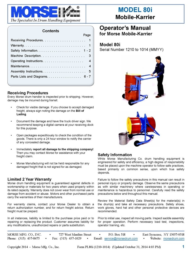 morse 80i Manual de usuario