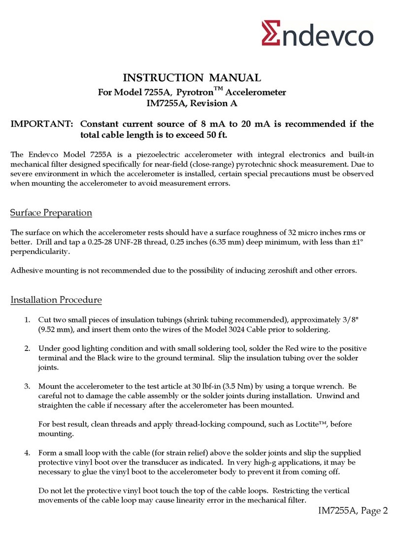 ENDEVCO 7255A Manual de usuario