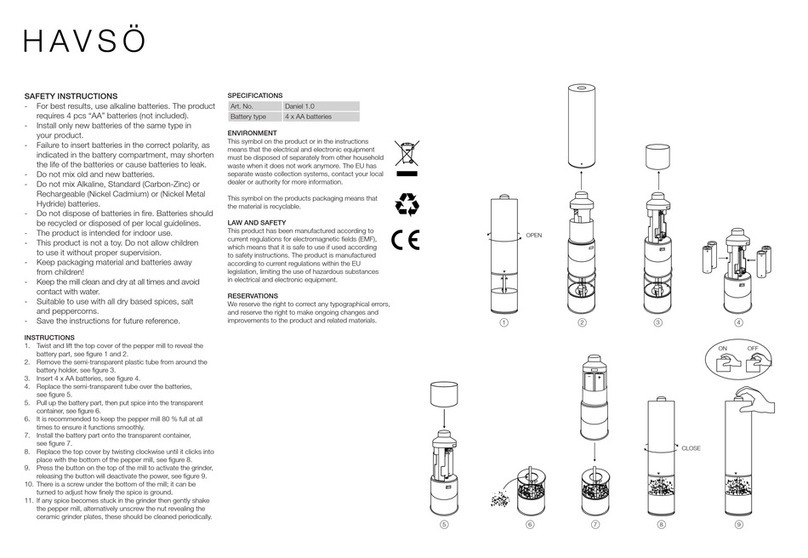 Havso Daniel 1.0 Manual de usuario