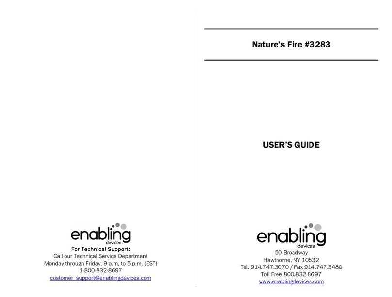 Enabling Devices Nature's Fire Manual de usuario