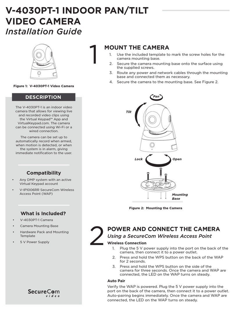 SECURECOM V-4030PT-1 Manual de usuario
