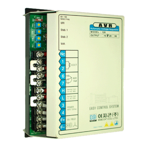 Egcon AVR-126 Manual de usuario