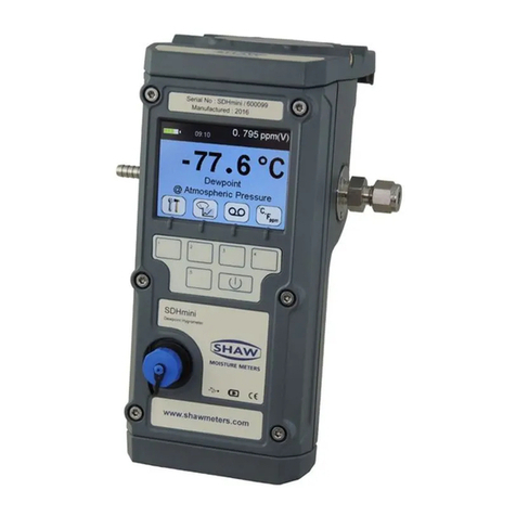 Shaw SDHmini Manual de usuario Shaw SDHmini Manual de usuario