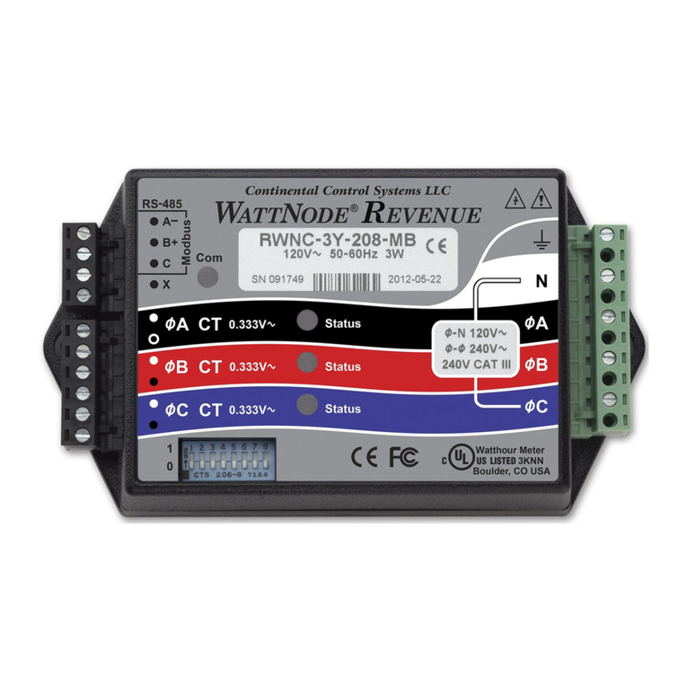 WattNode BACnet Manual de usuario