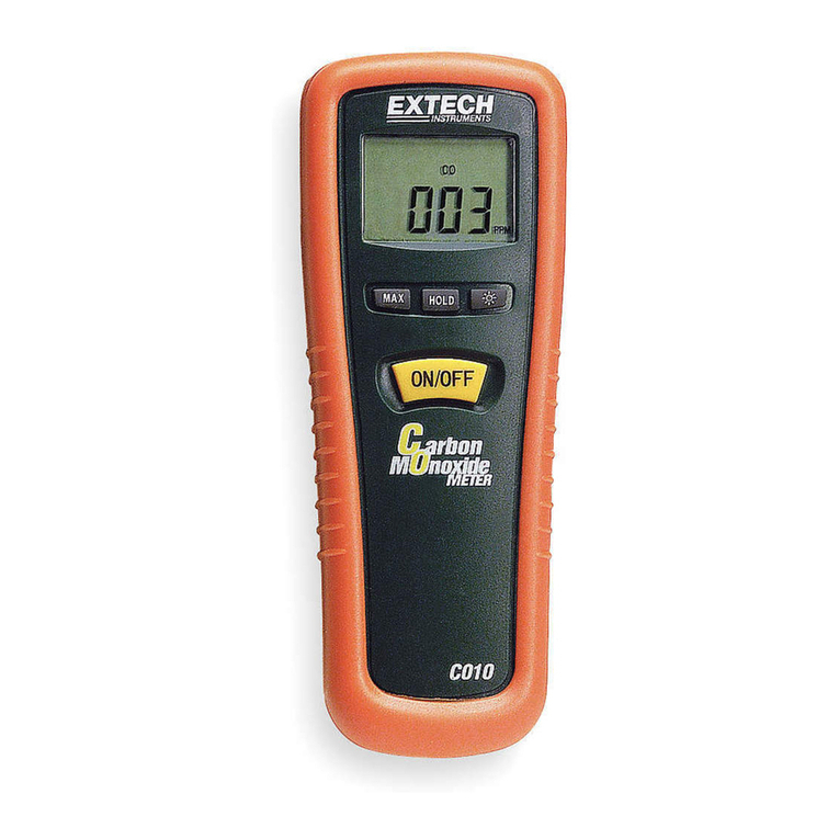 Extech Instruments CO10 Manual de usuario