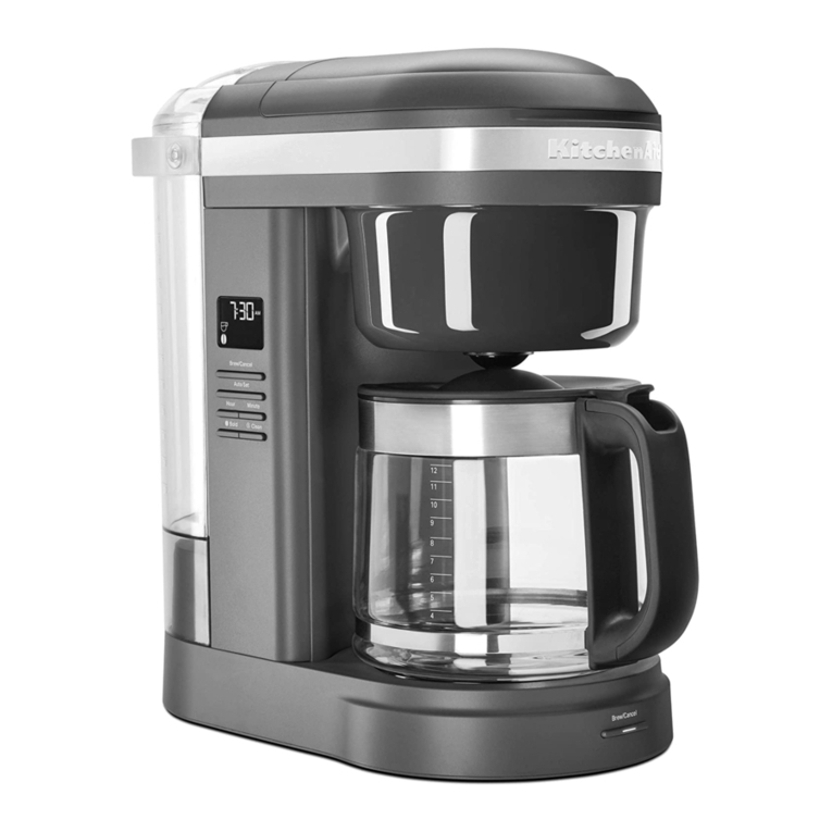 KitchenAid KCM1208 Manual de usuario