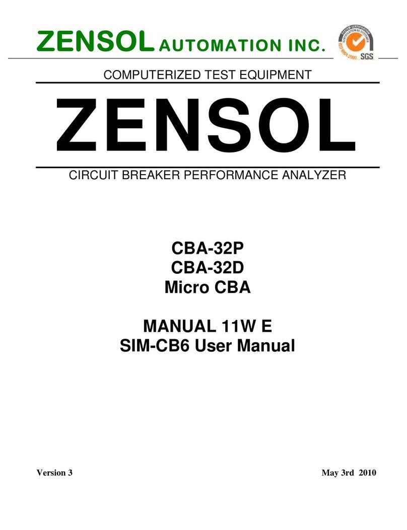 Zensol CBA-32P Manual de usuario