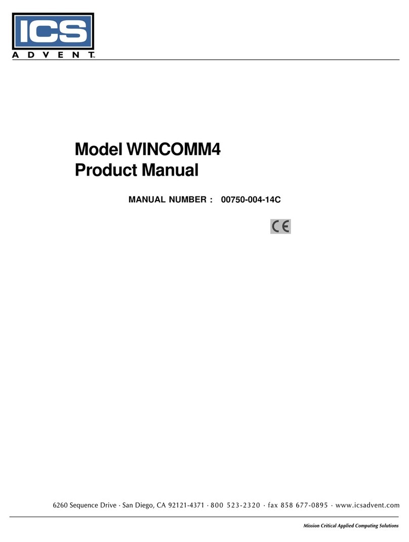ICS WINCOMM4 Manual de usuario