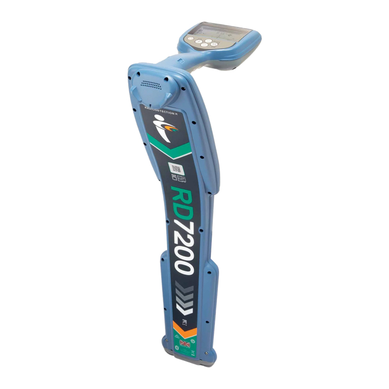 Radiodetection RD7200 Manual de usuario