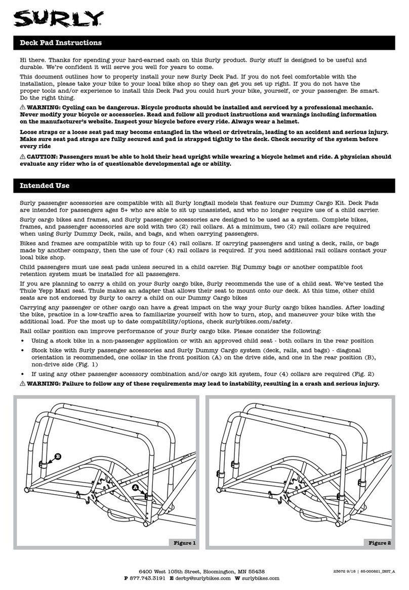 Surly Deck Pad Manual de usuario