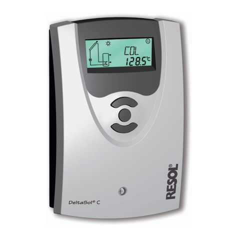 Resol DeltaSol C/1 Manual de usuario