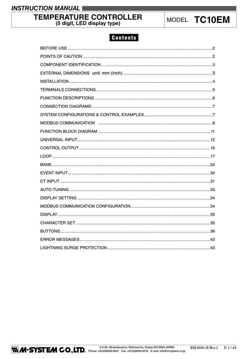 M-system TC10EM Manual de usuario