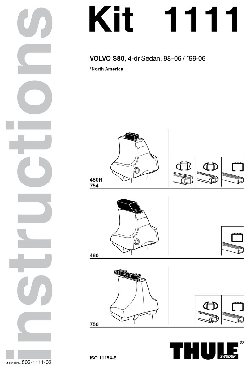 Thule 1111 Manual de usuario