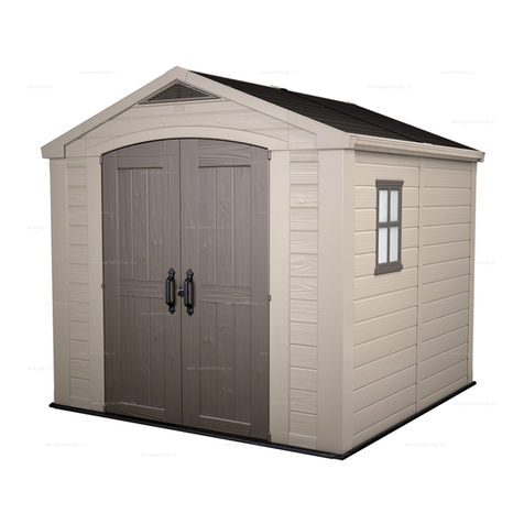 Keter FACTOR 8x8 Manual de usuario