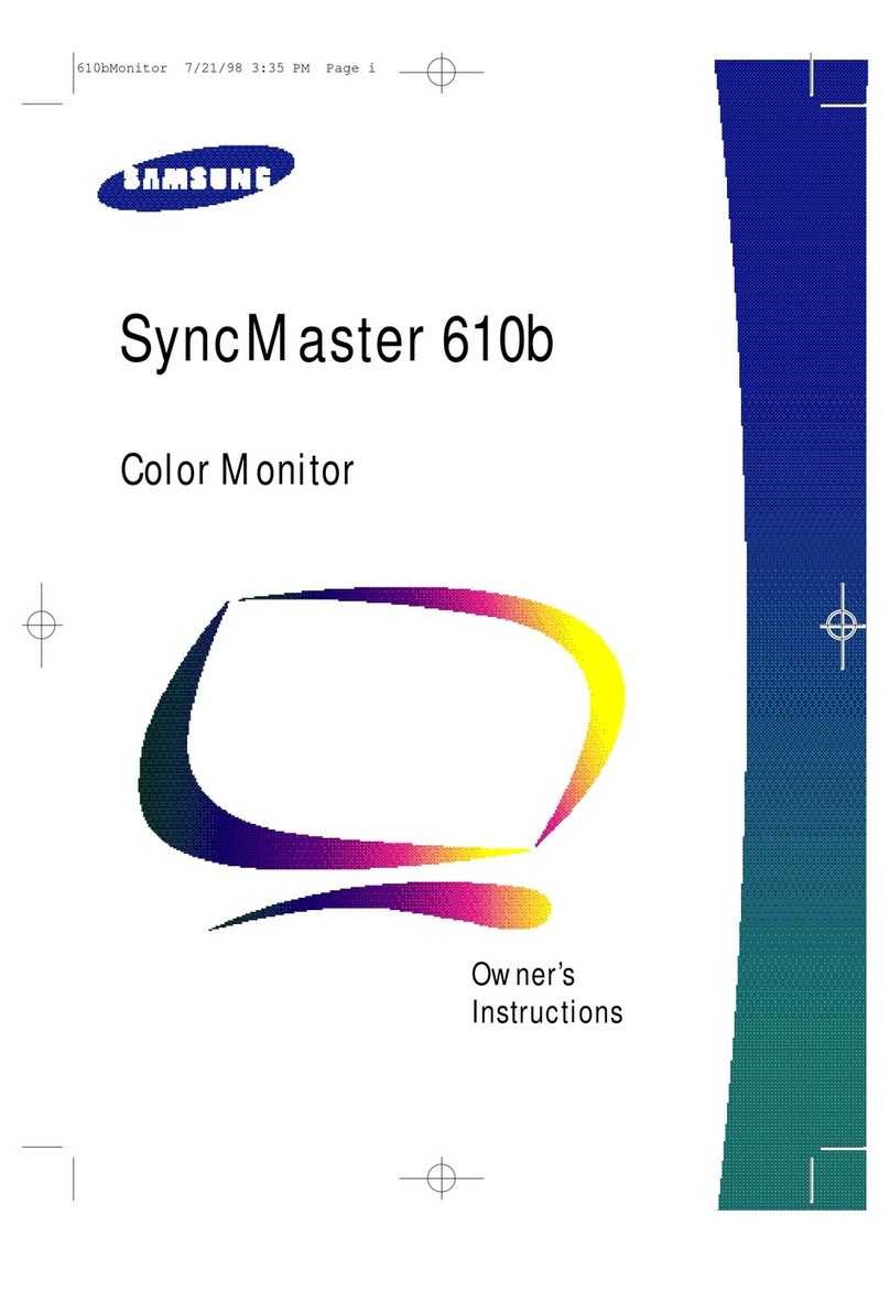 Samsung SyncMaster 610b Manual de usuario