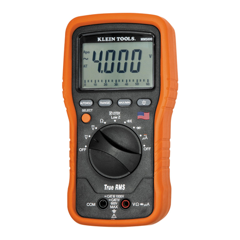 Klein Tools MM5000 Manual de usuario