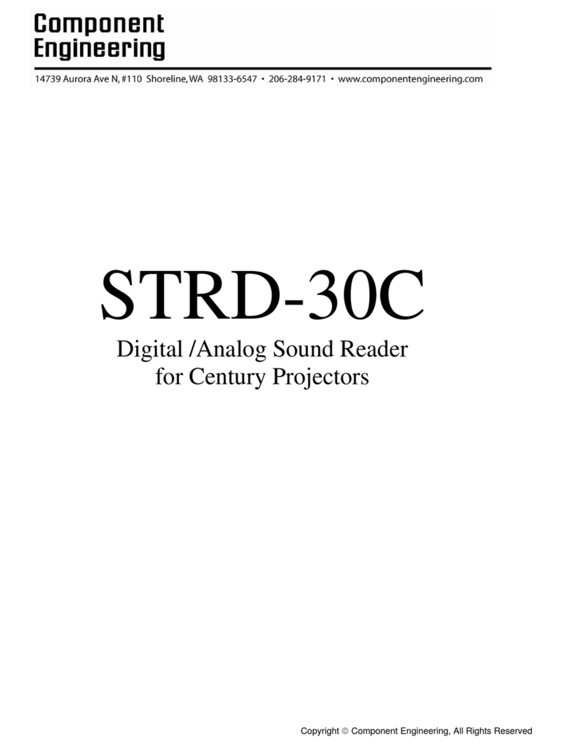 Component Engineering STRD-30C Manual de usuario