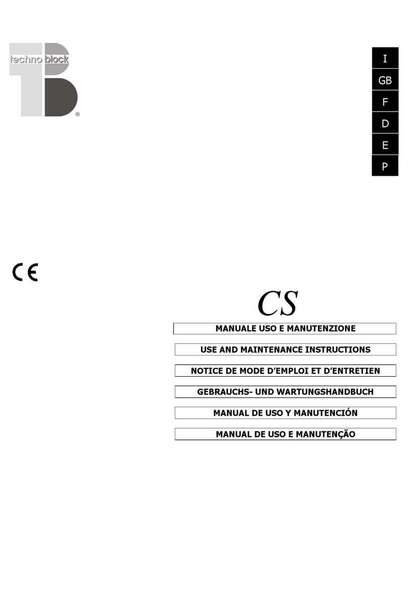 Techno Block CS Instrucciones de operación