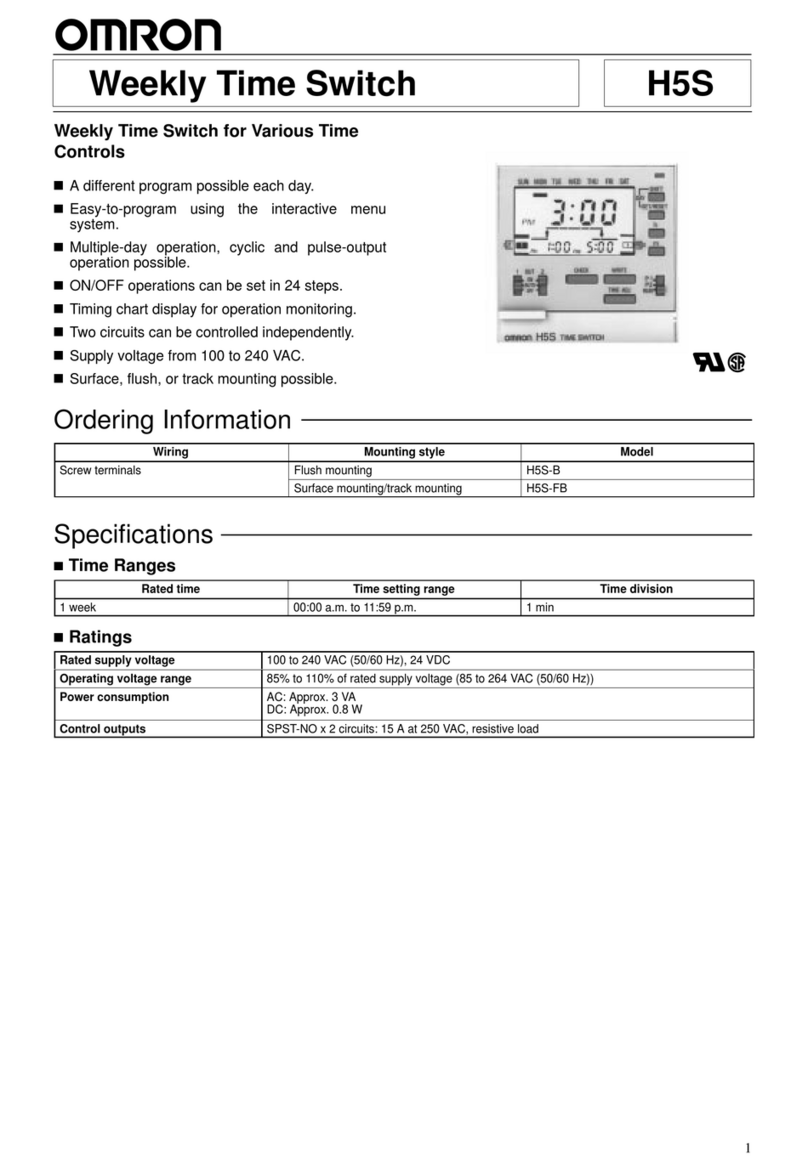 Omron H5S-B Manual de usuario