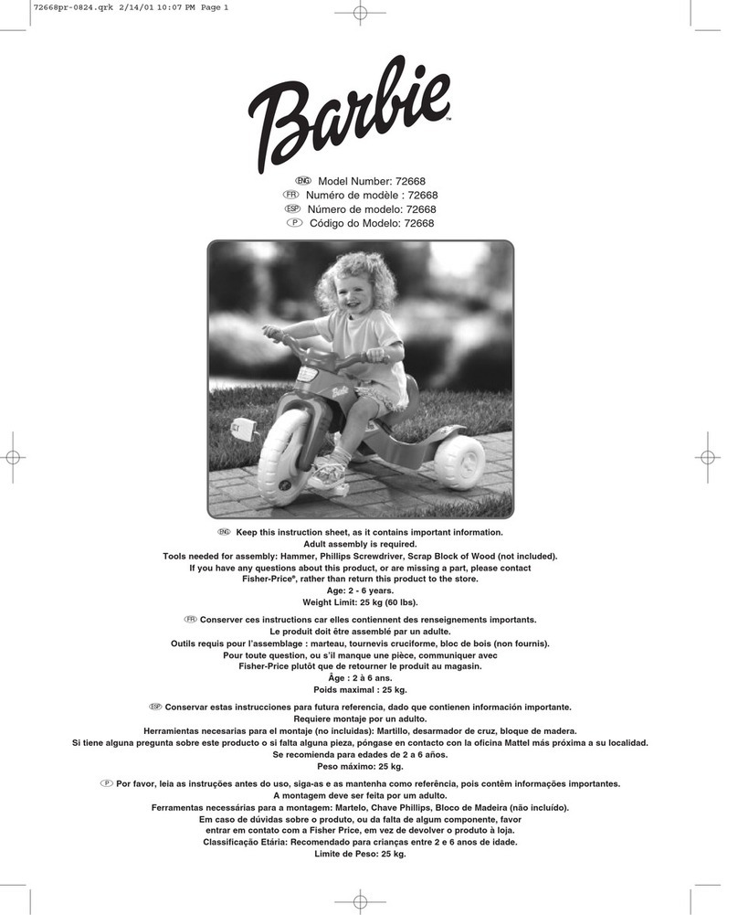 Barbie 72668 Manual de usuario