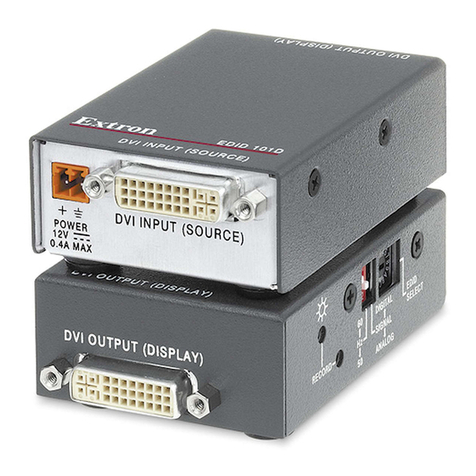 Extron electronics EDID 101D Manual de usuario