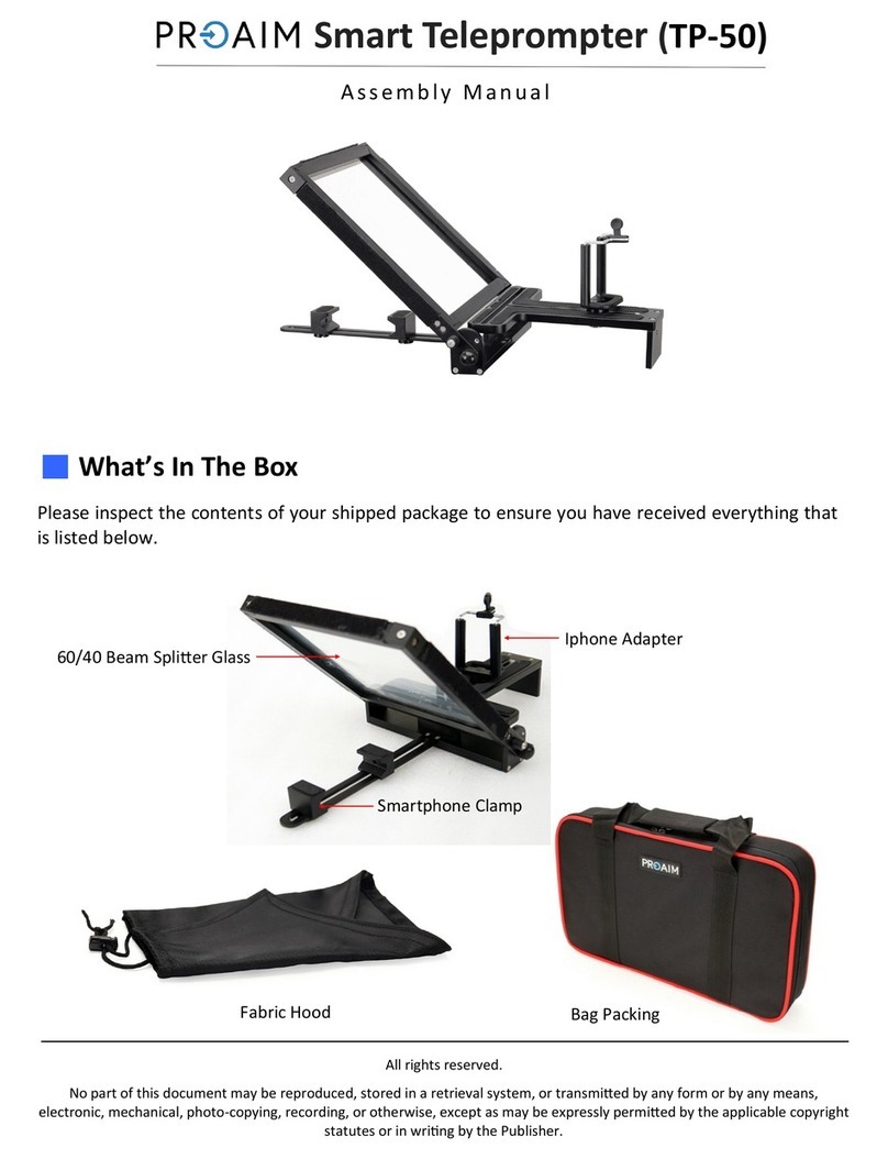 PROAIM TP-50 Manual de usuario PROAIM TP-50 Manual de usuario