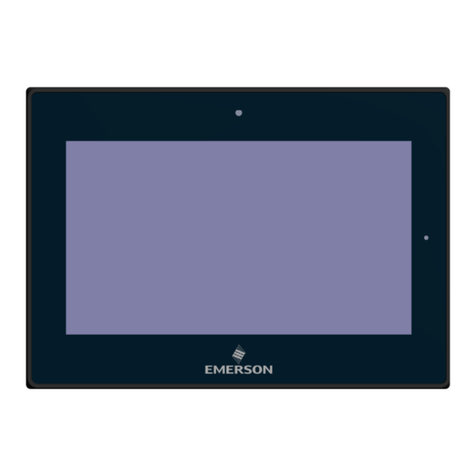 Emerson RXi Web Panel Manual de usuario