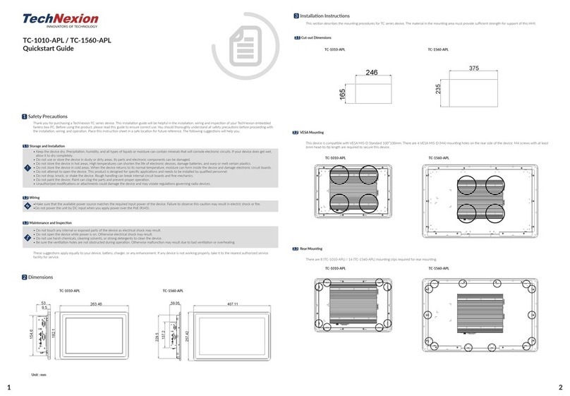 TechNexion TC-1010-APL Manual de usuario