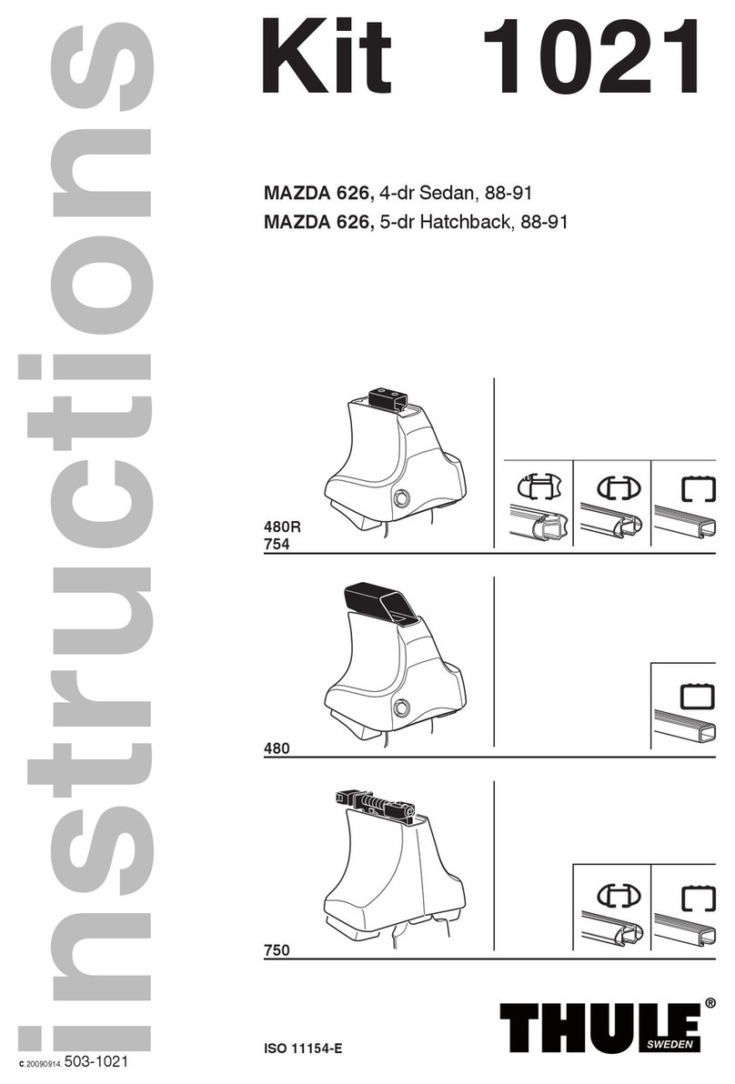 Thule 1021 Manual de usuario