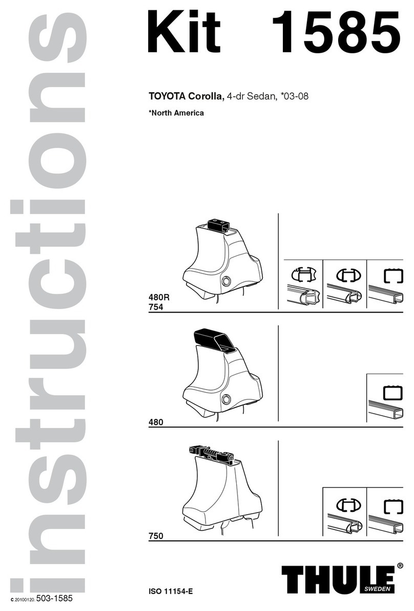 Thule 1585 Manual de usuario