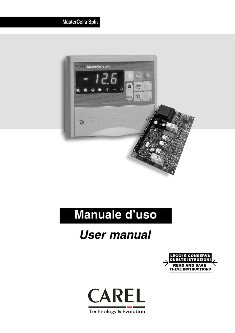 Carel MasterCella Split Manual de usuario